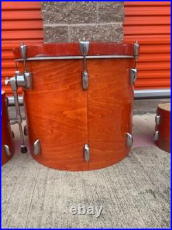 Pearl Export Series Drums Orange Gloss Finish Set of 4