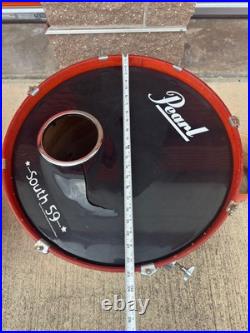 Pearl Export Series Drums Orange Gloss Finish Set of 4