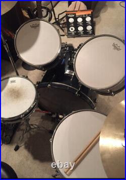 Pearl Forum 4-Piece Drum Set- Dark Blue