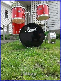 Pearl Forum Series 5 Piece Drum Set 80s SO CLEAN