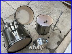 Pearl Forum Series Brushed Steel Drum Set