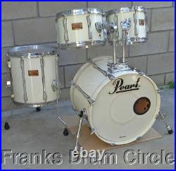 Pearl MLX All Maple Shell Small Jazz Drum Set White 10,12 toms 14 floor 20 bass