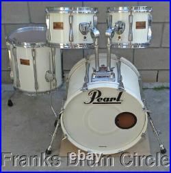 Pearl MLX All Maple Shell Small Jazz Drum Set White 10,12 toms 14 floor 20 bass
