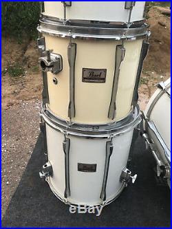 Pearl MLX MAPLE 6pc Drum Set kit WHITE Finish