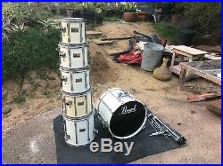 Pearl MLX MAPLE 6pc Drum Set kit WHITE Finish