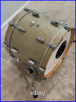 Pearl Masters 18 X 14 Virgin Bass Drum Champagne Sparkle Maple Drums Drumset Set