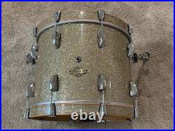 Pearl Masters 18 X 14 Virgin Bass Drum Champagne Sparkle Maple Drums Drumset Set