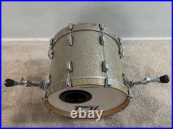 Pearl Masters 18 X 14 Virgin Bass Drum Champagne Sparkle Maple Drums Drumset Set