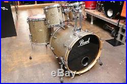 Pearl Masters 4pc Drum Set Kit Shell Pack Bronze Glass