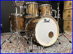 Pearl Masters Birch BCX 4pc Drum set Gold Bronze Glitter 22,16,13,12