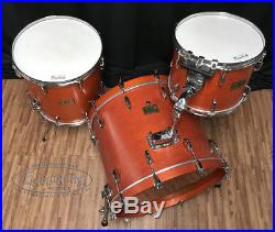 Pearl Masters Custom Extra 3 Piece Maple Shell Pack Drum Set Used