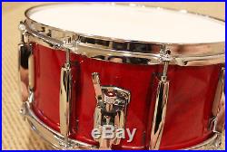 Pearl Masters Custom Maple MMX 5-piece drum set withExtras Sequoia red