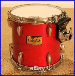Pearl Masters Custom Maple MMX 5-piece drum set withExtras Sequoia red