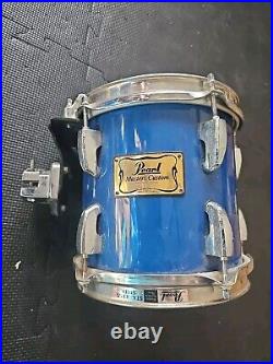 Pearl Masters Custom Maple Shell Tom Rack Drum 8 x 8 Blue