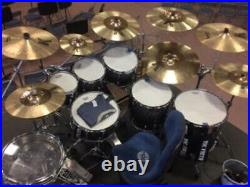 Pearl Masters MCX (Todd Sucherman) Custom 8pc Drum Set in Black Tamo Ash