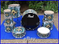 Pearl Masters Queensryche Operation Mindcrime Scott Rockenfield Owned Drum Set