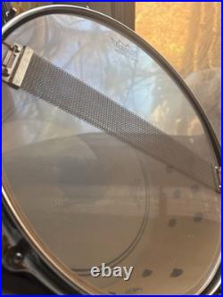 Pearl Masters SST All Maple Shell Snare Drum Black with Mastercast Hoop