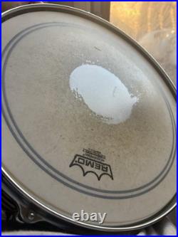 Pearl Masters SST All Maple Shell Snare Drum Black with Mastercast Hoop