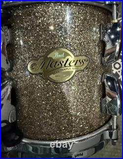 Pearl Masters SST Maple 6 Piece Drum Set 22/8/10/12/14/16, plus extras described