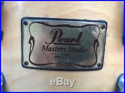 Pearl Masters Studios EXTRA Birch 4pc Drum Set Kit