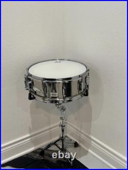 Pearl Metal Drum Set Snare Drum with Included Carrying Bag