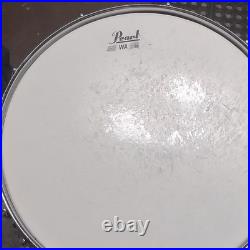 Pearl Metal Snare Drum Set Snare with Snare Stand and Carrying Bag