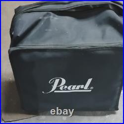 Pearl Metal Snare Drum Set Snare with Snare Stand and Carrying Bag