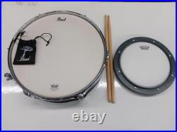 Pearl PL910C Educational Snare & Bell Kit with Rolling Storage Case, Practice Pad