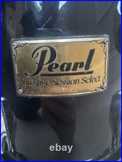 Pearl Prestige Session Select 90s 8 x 8 Tom Drum Black Lacquer