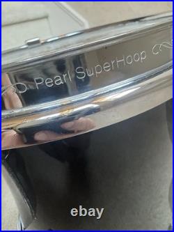 Pearl Prestige Session Select 90s 8 x 8 Tom Drum Black Lacquer