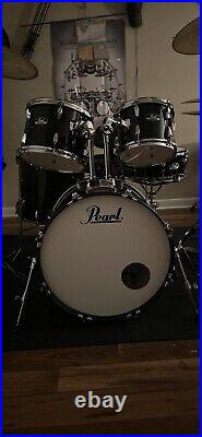 Pearl RS525SCC31 Roadshow Drum Set (5 pc) Black