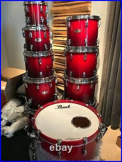 Pearl Reference 10 Pc Drum Set Studio Use Only Near Mint