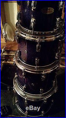 Pearl Reference 5 Piece drum set -PURPLE CRAZE- OPTI-MOUNTs/HARDWARE included