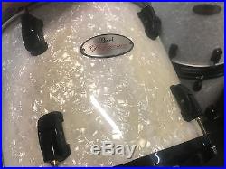 Pearl Reference 6pc Double Bass Drum Set Kit White Marine Pearl