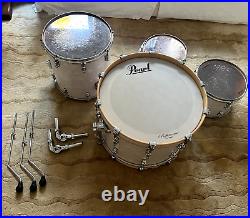 Pearl Reference Pure Music City Custom 4-Piece Drum Set White Marine 12/13/16/22