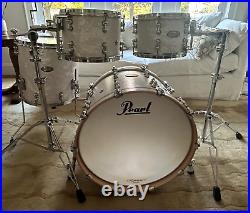 Pearl Reference Pure Music City Custom 4-Piece Drum Set White Marine 12/13/16/22