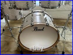 Pearl Reference Pure Music City Custom 4-Piece Drum Set White Marine 12/13/16/22