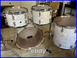 Pearl Reference Pure Music City Custom 4-Piece Drum Set White Marine 12/13/16/22