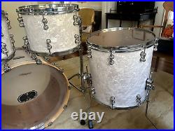 Pearl Reference Pure Music City Custom 4-Piece Drum Set White Marine 12/13/16/22