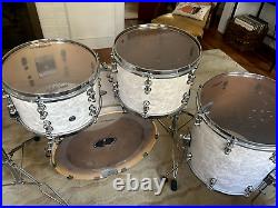 Pearl Reference Pure Music City Custom 4-Piece Drum Set White Marine 12/13/16/22