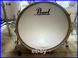 Pearl Reference Pure Music City Custom 4-Piece Drum Set White Marine 12/13/16/22