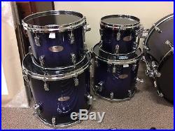 Pearl Reference Purple Craze 5 Piece Drum Set 10,12,14,16,22 Upgraded Heads