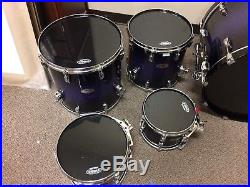 Pearl Reference Purple Craze 5 Piece Drum Set 10,12,14,16,22 Upgraded Heads