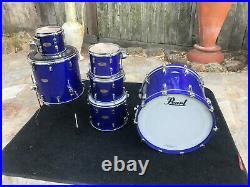 Pearl Reference Rhythm Blue 6pc Drum Set kit