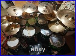 Pearl Reference Series 7 Piece Drum Set Emerald Fade