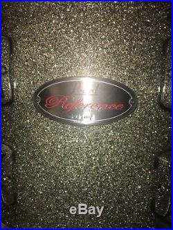 Pearl Reference Series 7-Piece Set Snare & Accessories included. Granite Sparkle