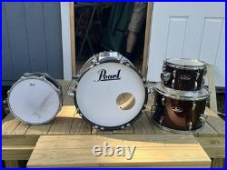 Pearl Roadshow 4-Piece Jazz Drum Set Wine Red withBags, Cymbals & Accessories
