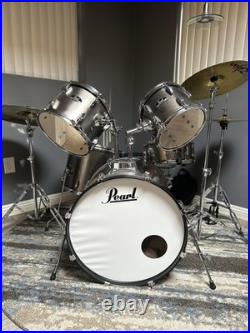 Pearl Roadshow 5-piece Complete Drum Set with Cymbals 22 Kick Bronze