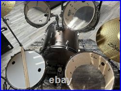 Pearl Roadshow 5-piece Complete Drum Set with Cymbals 22 Kick Bronze