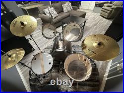 Pearl Roadshow 5-piece Complete Drum Set with Cymbals 22 Kick Bronze